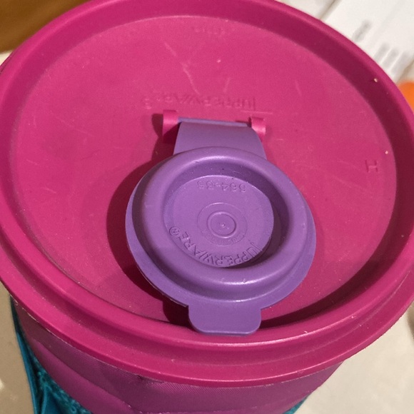 Vintage Tupperware 30 ounce Tumbler with insulated carrier - Picture 5 of 5